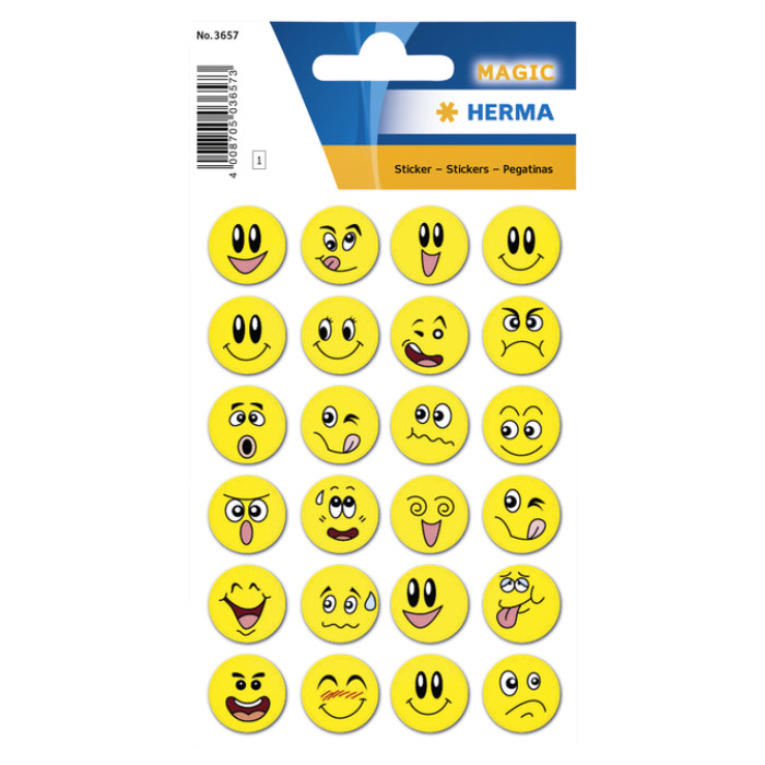 Etiket HERMA 3657 smiley met wiebeleffect