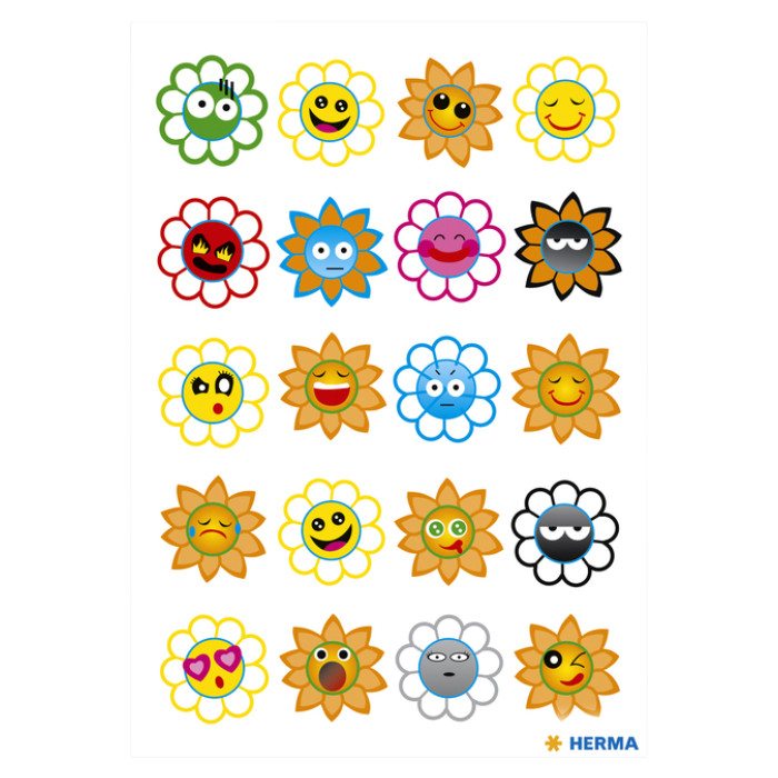 Etiket HERMA 3668 crazy zonnen puffy