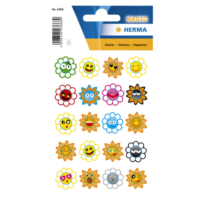 Etiket HERMA 3668 crazy zonnen puffy
