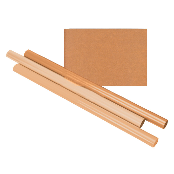 Inpakpapier Kraft gestreept 60gr 100cm x 10m op rol