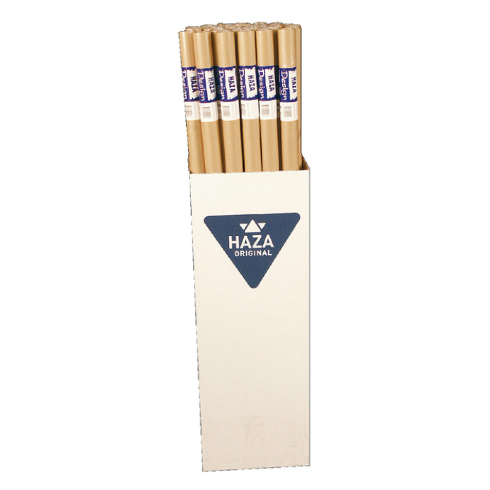 Inpakpapier HAZA Kraft gestreept 70gr 100cmx5m op rol