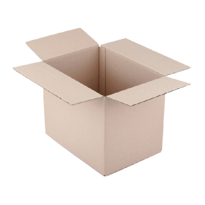 Verzenddoos CleverPack dubbelgolf 486x386x386mm bruin pak à 5 stuks