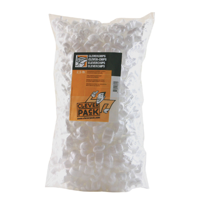Opvulchips CleverPack wit zak à 2.5 liter