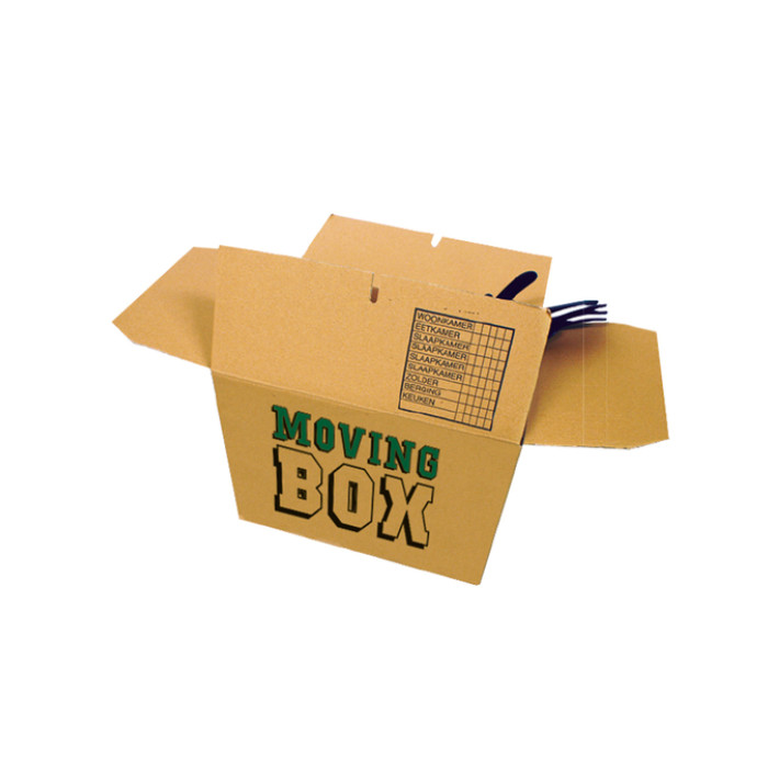 Verhuisdoos CleverPack bedrukt 480x320x360mm pak à 25 stuks