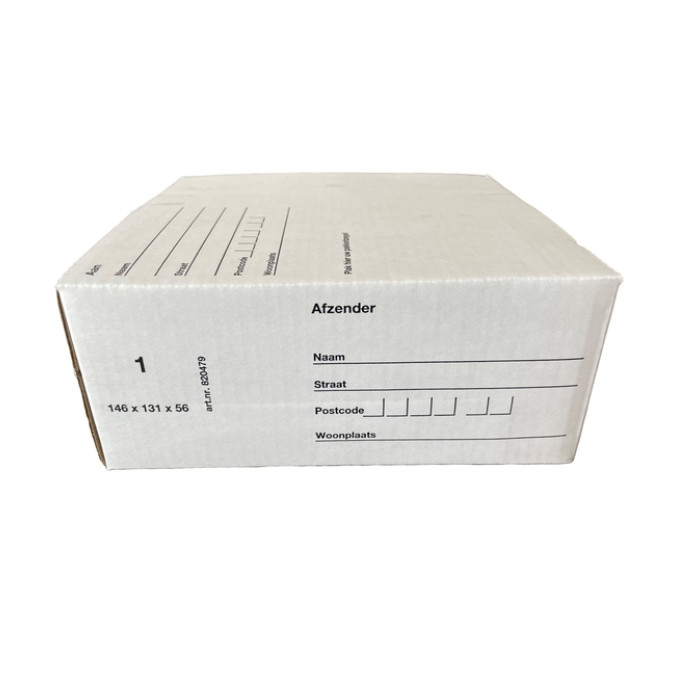 Postpakketbox IEZZY 1 146x131x56mm