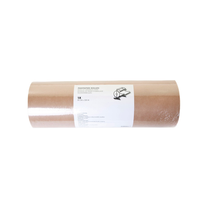 Inpakpapier IEZZY kraft 50cmx220m 70 gram bruin