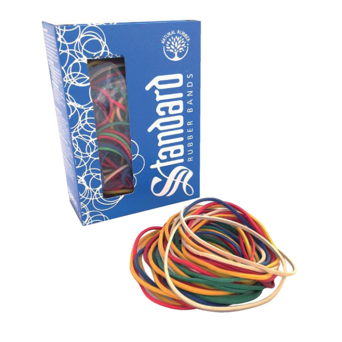 Elastiek Standard Rubber Bands 18 50gr 94 stuks assorti
