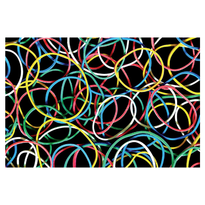 Elastiek Standard Rubber Bands 18 50gr 94 stuks assorti