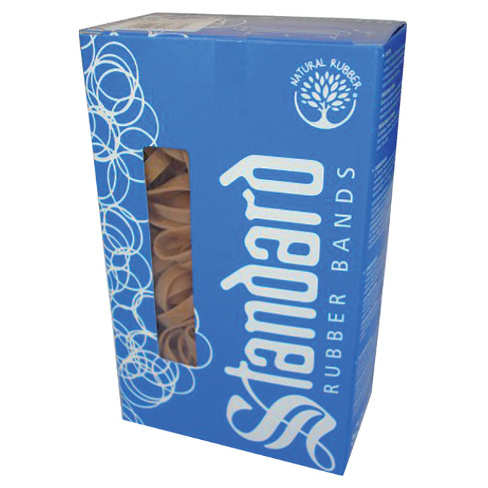 Elastiek Standard Rubber Bands 16 60x1.5mm 500gr 2220 stuks bruin