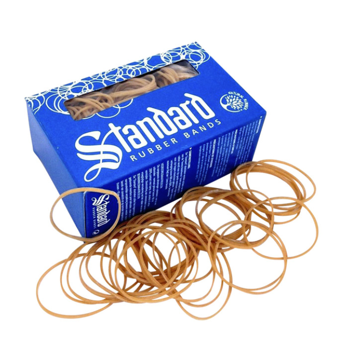 Elastiek Standard Rubber Bands 16 60x1.5mm 100gr 440 stuks bruin