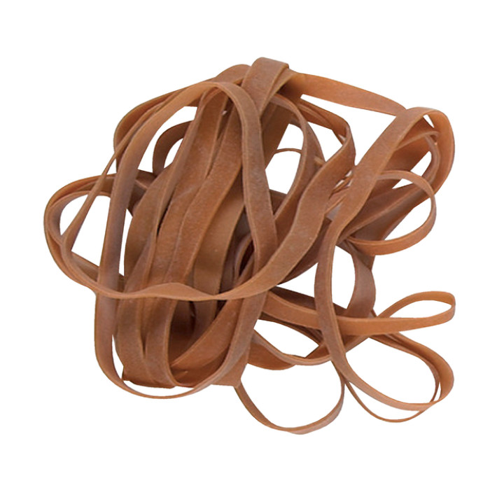 Elastiek Standard Rubber Bands 64 90x5mm 100gr 85 stuks bruin