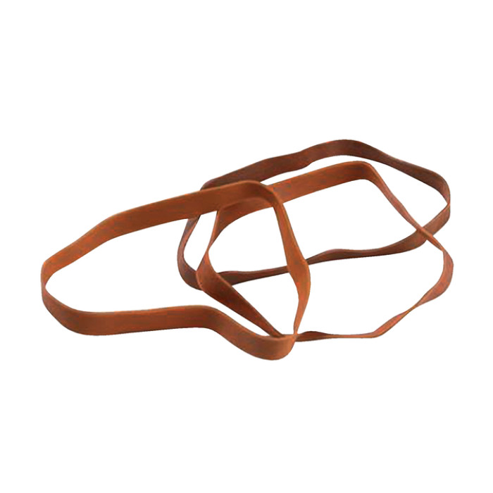 Elastiek Standard Rubber Bands 75 100x7.5mm 100gr 50 stuks bruin