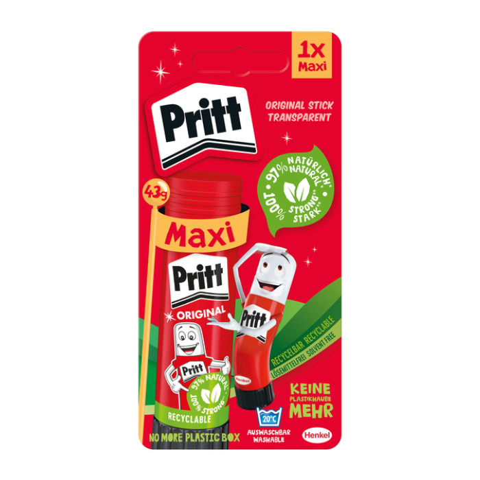 Lijmstift Pritt Stick Original  43gr op blister