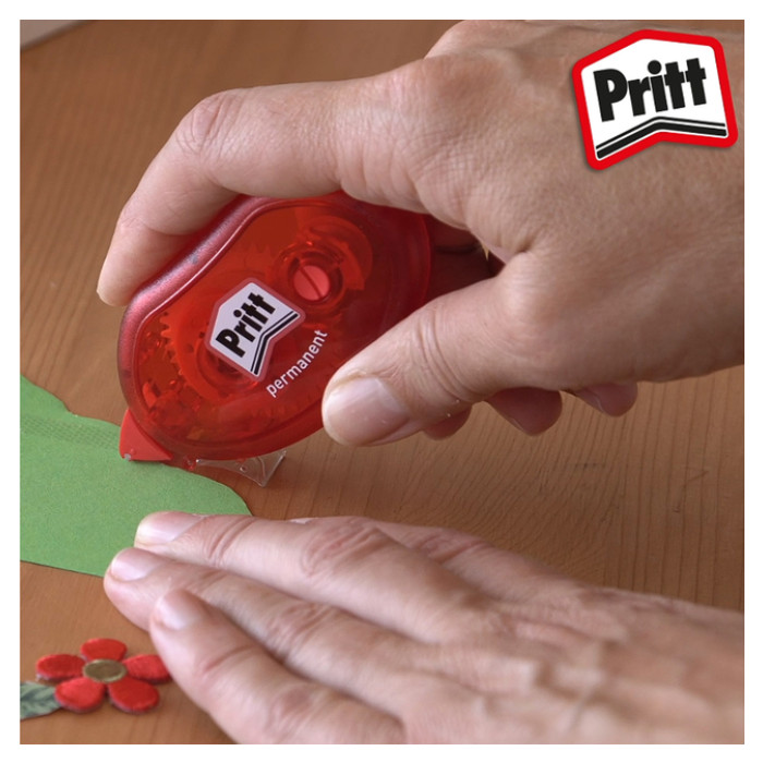 Lijmroller Pritt Compact permanent 10m op blister