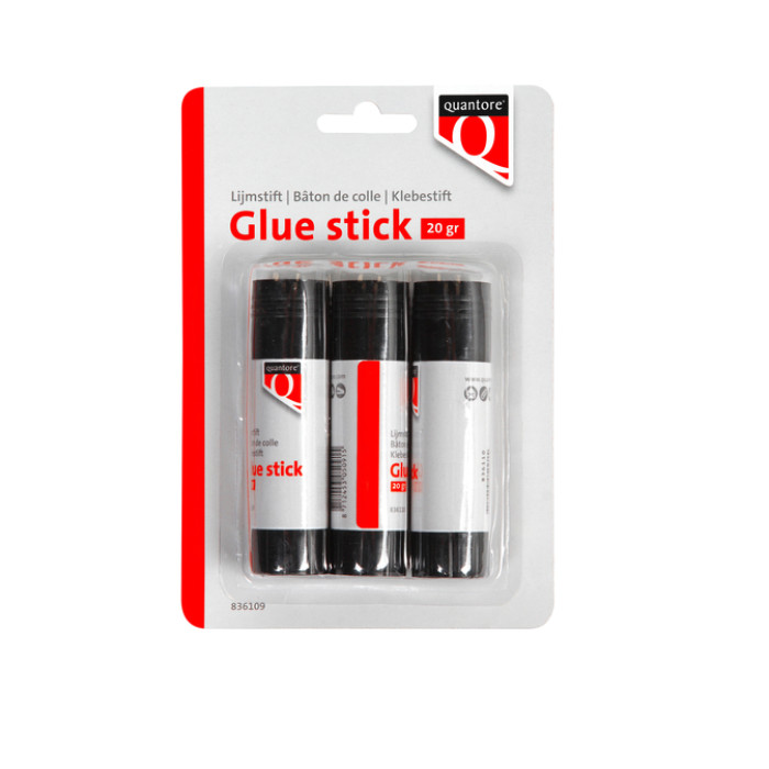 Lijmstift Quantore 3x20gr blister