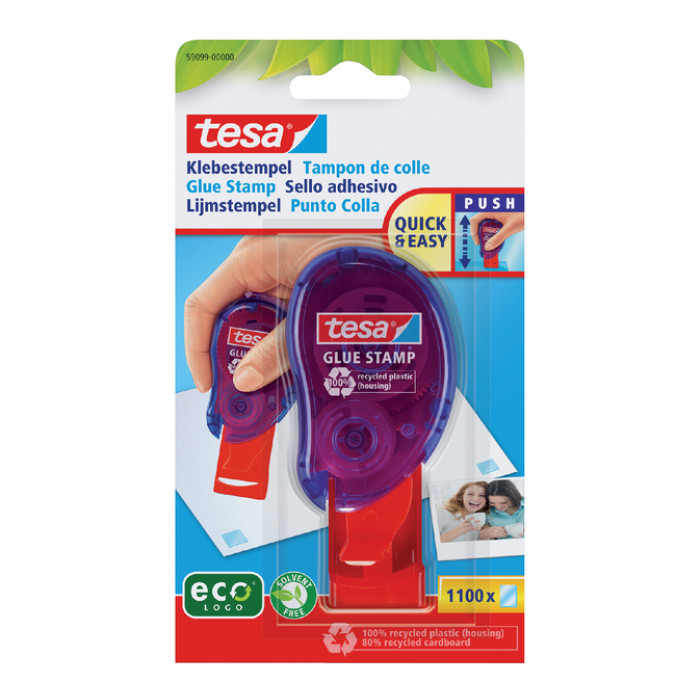 Lijmstempel tesa® transparant