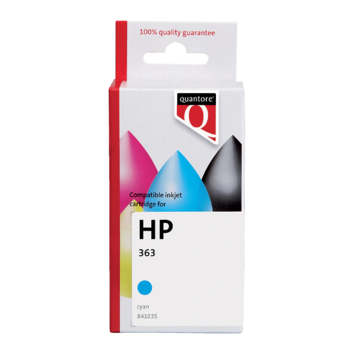 Inktcartridge Quantore alternatief tbv HP C8771EE 363 blauw