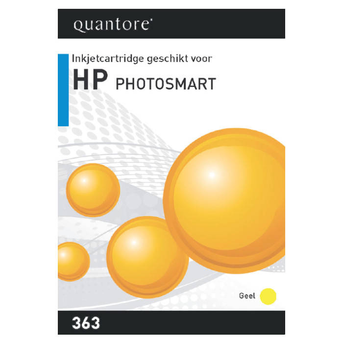 Inktcartridge Quantore alternatief tbv HP C8773EE 363 geel