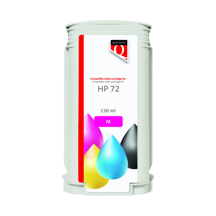 Inktcartridge Quantore alternatief tbv HP 72 C9372A rood