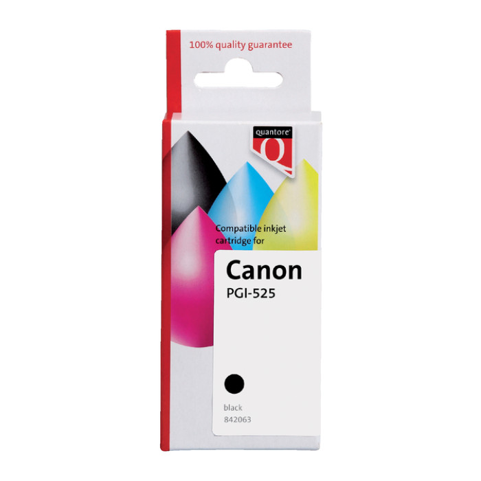 Inktcartridge Quantore alternatief tbv Canon PGI-525 zwart