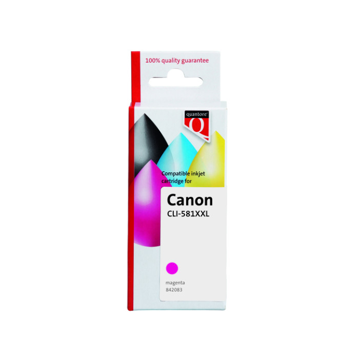 Inktcartridge Quantore alternatief tbv Canon CLI-581XXL rood