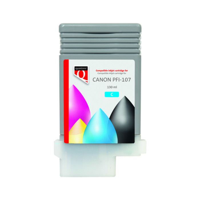 Inktcartridge Quantore alternatief tbv Canon PFI-107 blauw