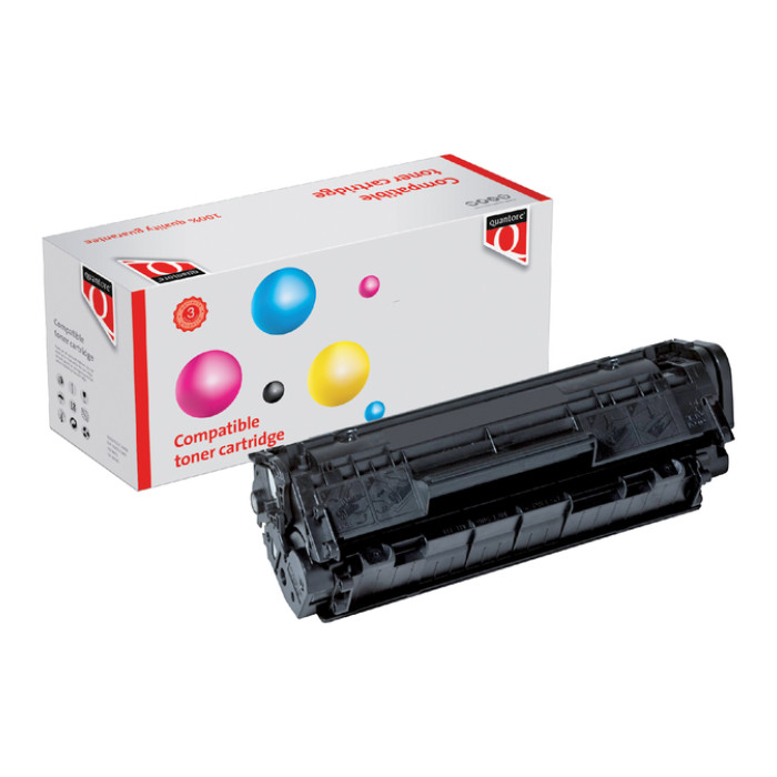 Tonercartridge Quantore alternatief tbv HP Q2612A 12X  zwart