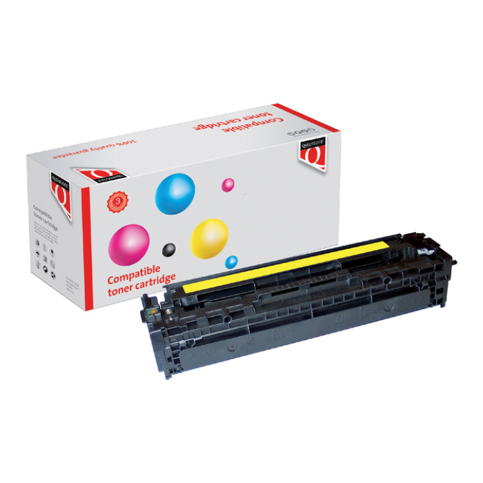Tonercartridge Quantore alternatief tbv HP CE322A 128A geel