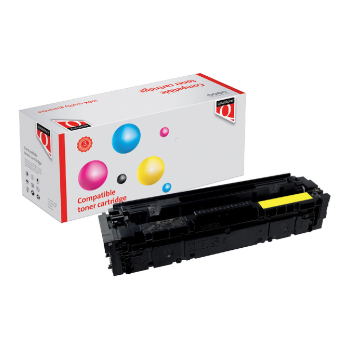 Tonercartridge Quantore alternatief tbv HP CF402A 201A geel