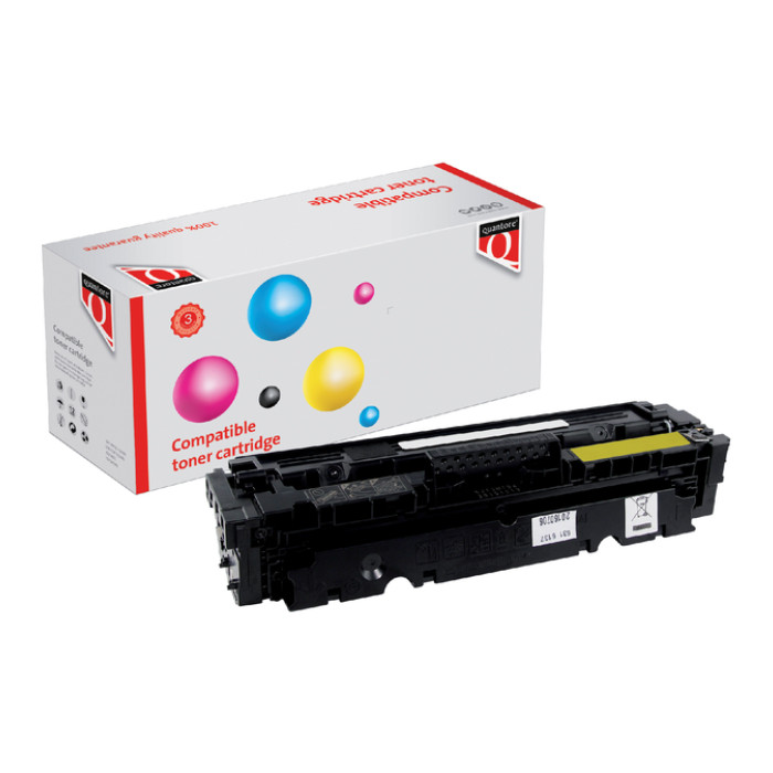 Tonercartridge Quantore alternatief tbv HP CF412X 410X geel