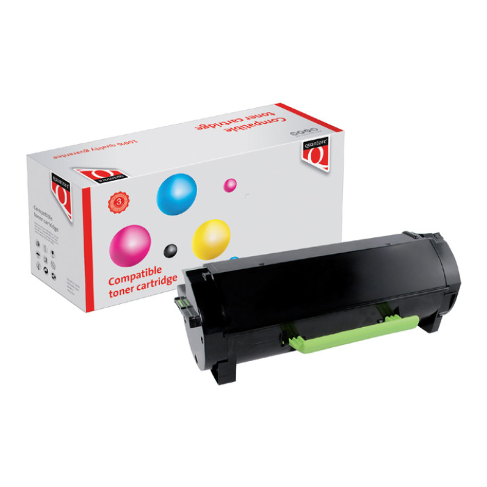 Tonercartridge Quantore alternatief tbv Lexmark 50F0HA0 zwart