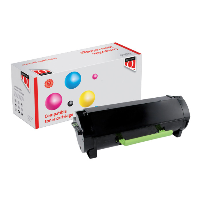 Tonercartridge Quantore alternatief tbv Lexmark 50F0XA0 zwart