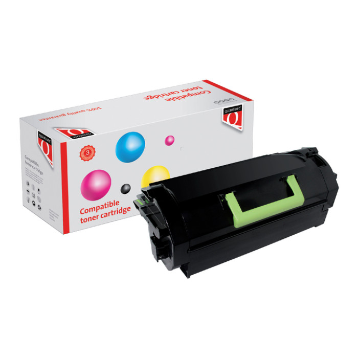Tonercartridge Quantore alternatief tbv Lexmark 52D2000 zwart