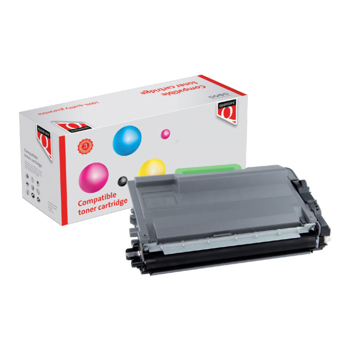 Toner Quantore alternatief tbv Brother TN-3430BK zwart