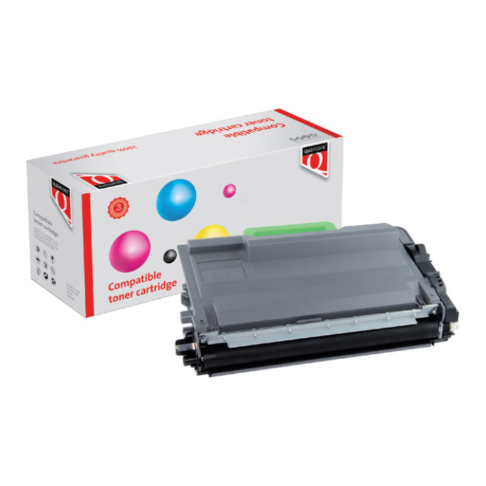 Toner Quantore alternatief tbv Brother TN-3480BK zwart