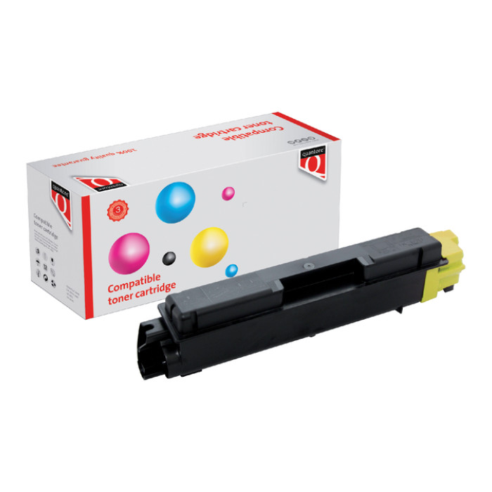 Toner Quantore alternatief tbv Kyocera TK-590Y geel