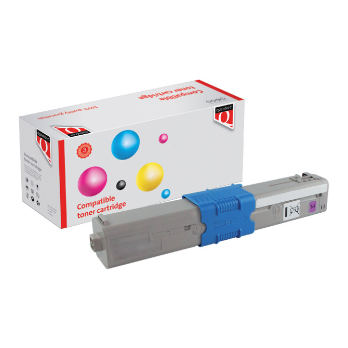 Toner Quantore alternatief tbv Oki 44469705 rood