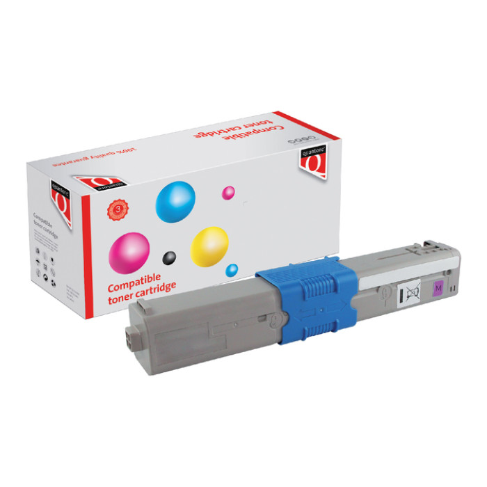 Toner Quantore alternatief tbv Oki 44973534 rood