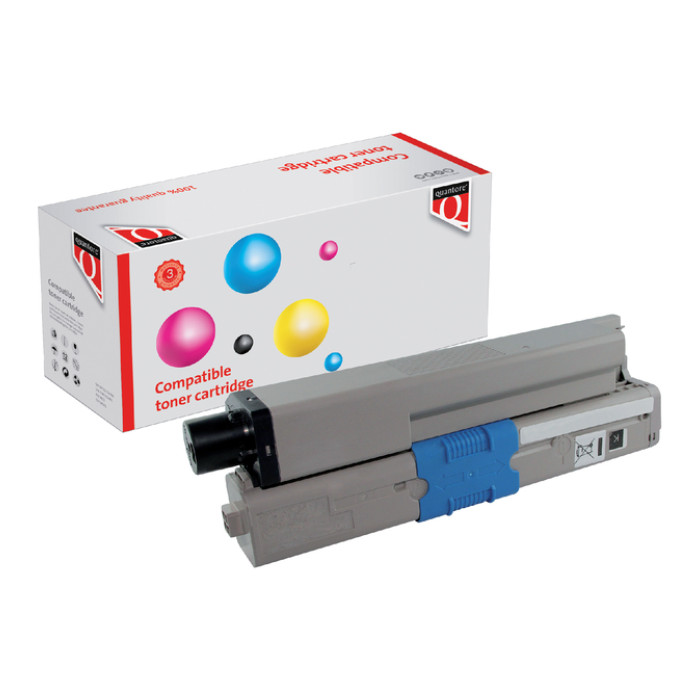 Toner Quantore alternatief tbv Oki 44973536 zwart
