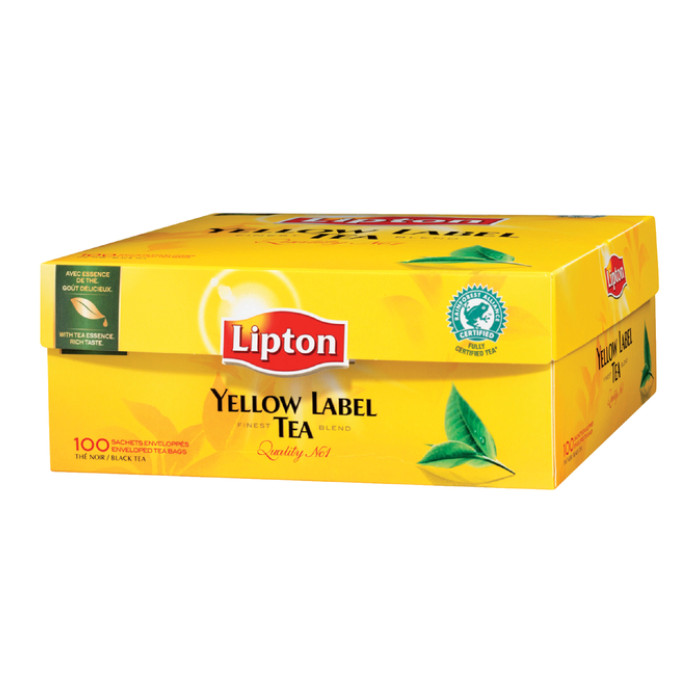 Thee Lipton yellow label zonder envelop 100x1.5gr