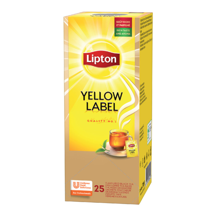 Thee Lipton yellow label 25x1.5gr