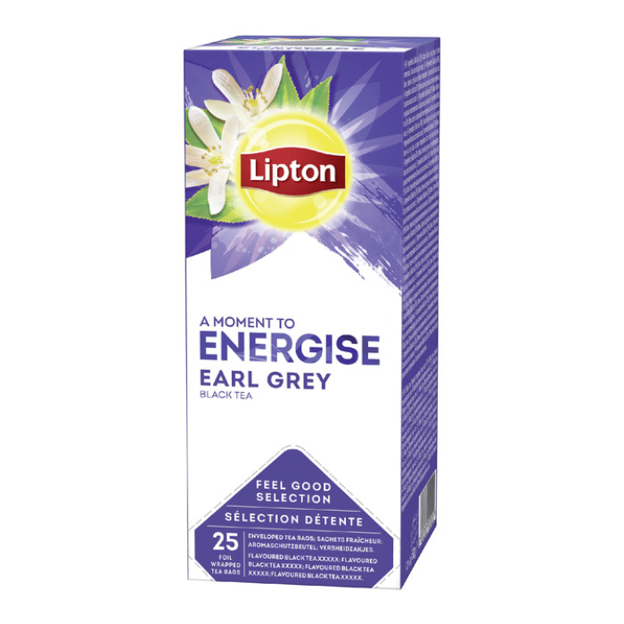 Thee Lipton Energise earl grey 25x1.5gr