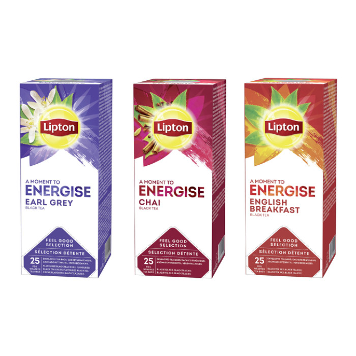 Thee Lipton Energise earl grey 25x1.5gr