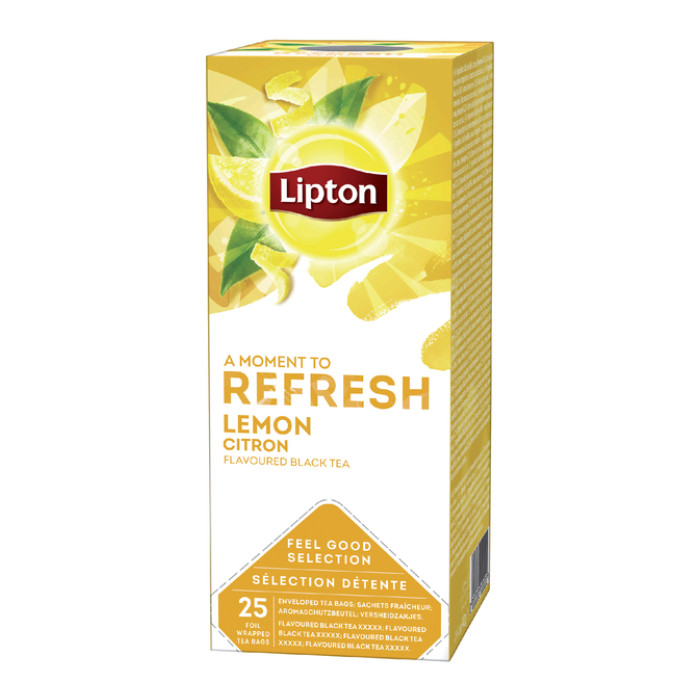 Thee Lipton Refresh lemon 25x1.5gr