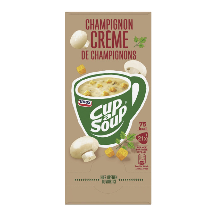 Cup-a-Soup Unox champignon crème 21x175ml