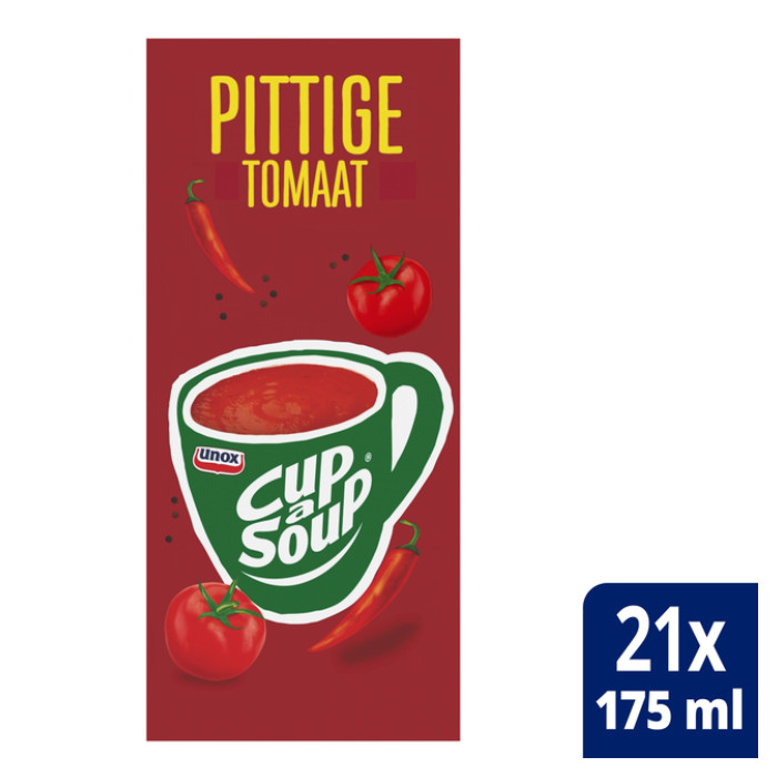 Cup-a-Soup Unox pittige tomaat 21x175ml
