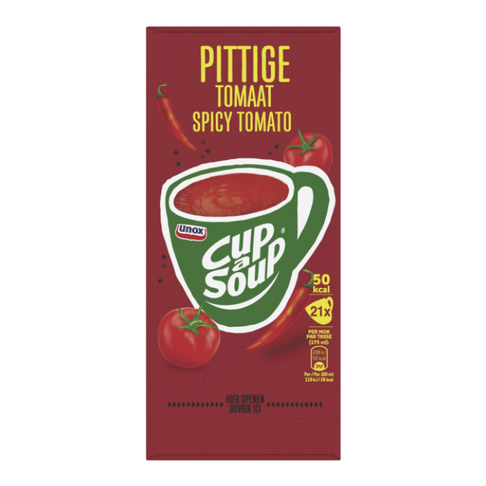 Cup-a-Soup Unox pittige tomaat 21x175ml