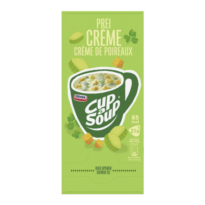 Cup-a-Soup Unox prei-crème 21x175ml