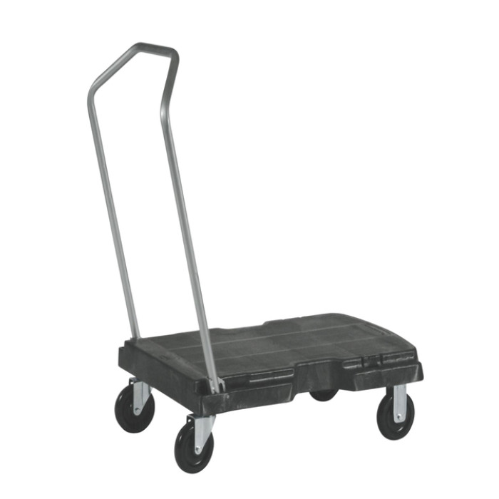 Transportkar Rubbermaid Triple Trolley inklapbaar 225kg zwart