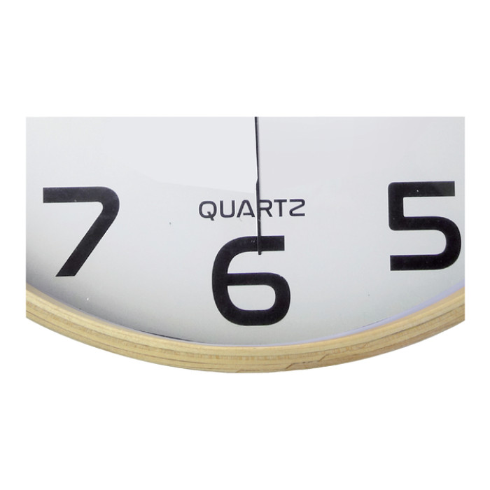 Wandklok Unilux Baltic hout wit